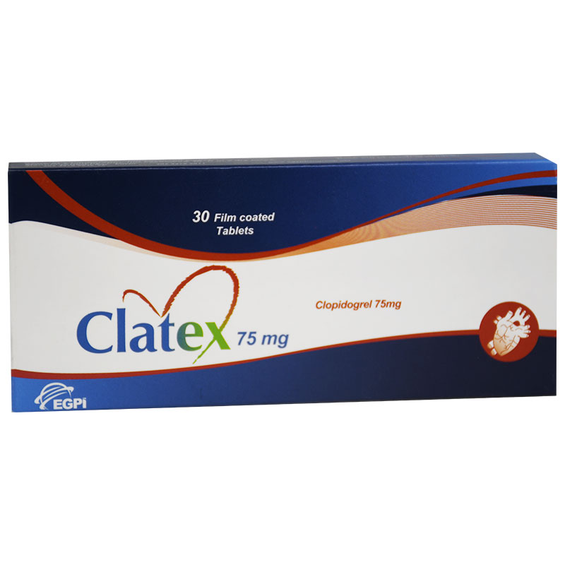 Clatex 75mg 30 Film Coated Tablet image number 0