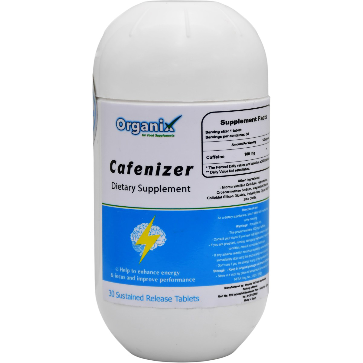 Cafenizer 30 Sustained Release Tablets image number 0