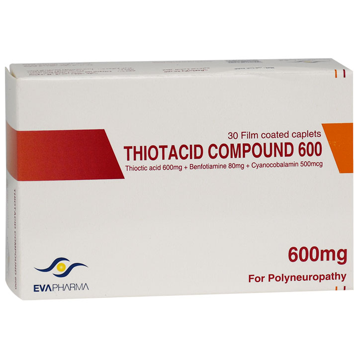 Thiotacid Compound 600mg 30 Film Coated Tablet image number 0