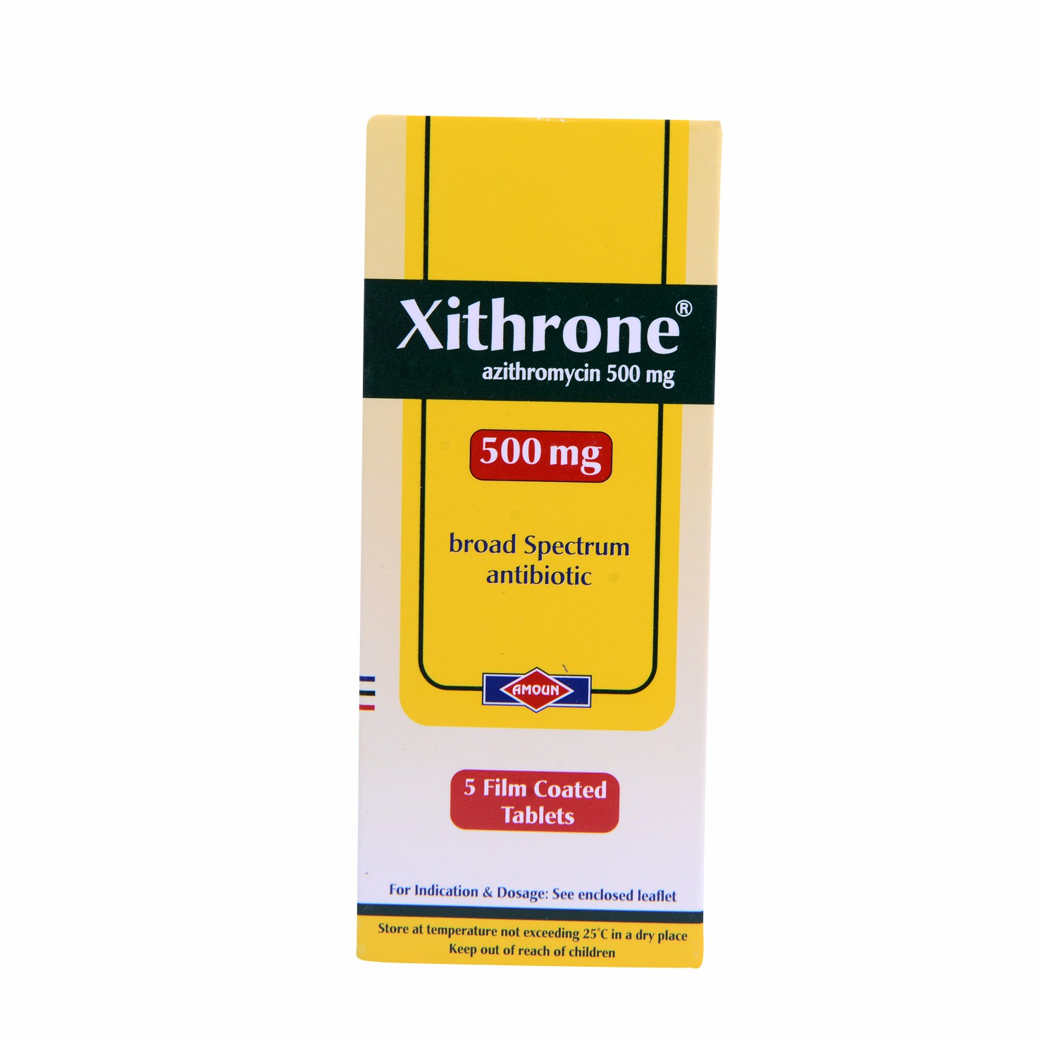 Xithrone 500mg 5 Tablets image number 0