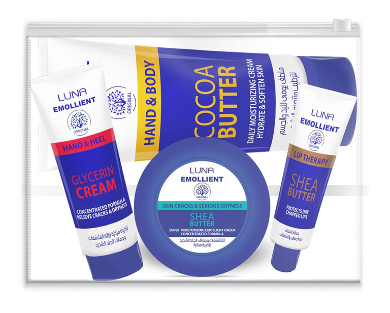 Luna (Hand & Body Cream 75ml + Cracks Cream 60ml + G.Cream 20 + Lip Therapy 10ml) (Offer Pack!) image number 0