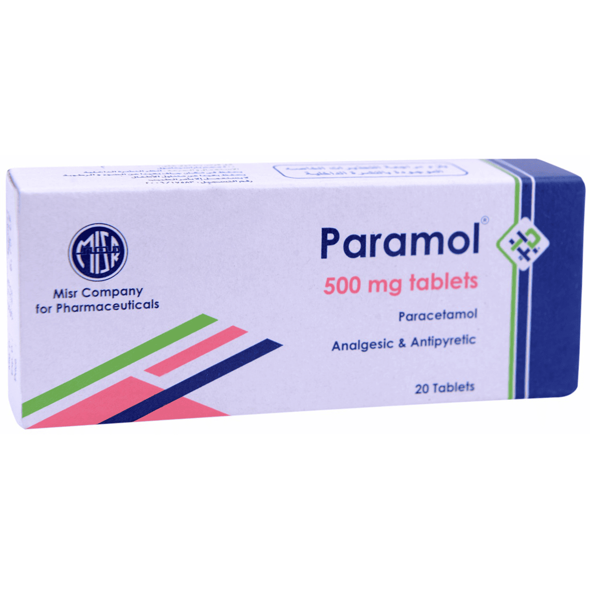Paramol 500mg 20 Tablets image number 0