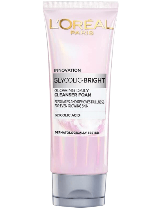 Loreal Innovation Glycolic Bright Cleansing Foam 100ml image number 0
