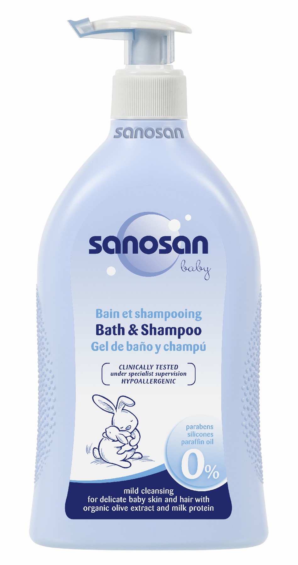 Sanosan Baby Bath & Shampoo 500ml image number 0