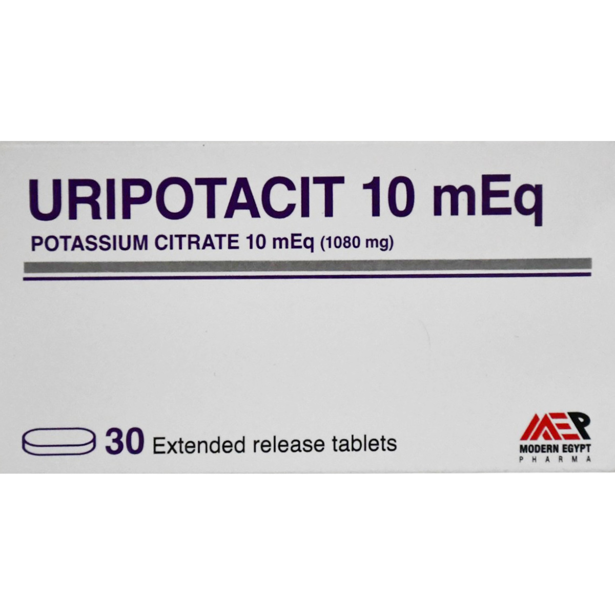 Uripotacit 10 mEq (1080mg) 30 Extended Release Tablets image number 0