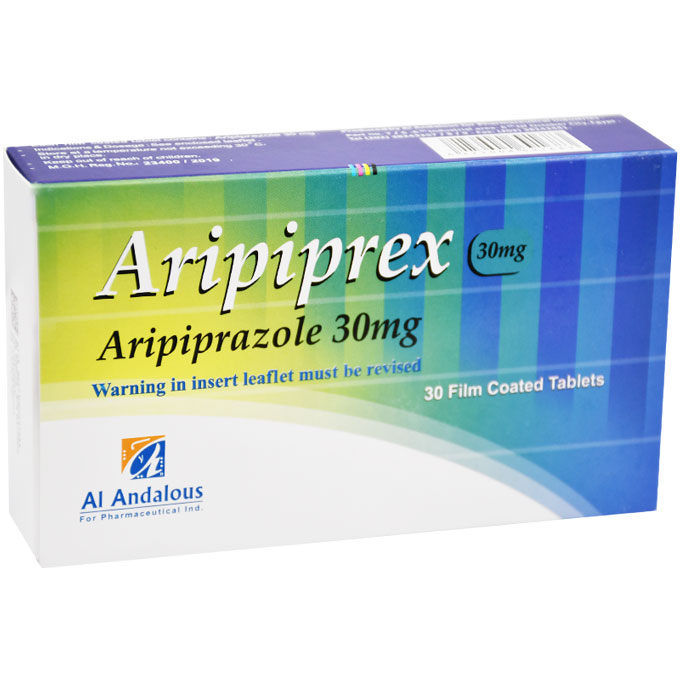 Aripiprex 30mg 30 Film Coated Tablets image number 0