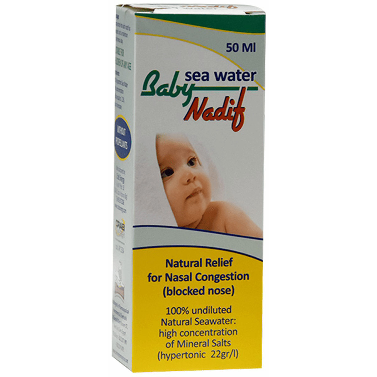 Baby Nadif Sea Water 50ml Nasal Spray image number 0
