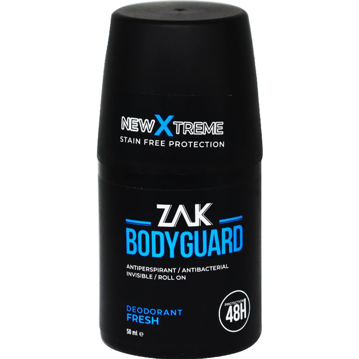 Zak Bodyguard Fresh Deodorant Roll On for Men 50ml image number 0