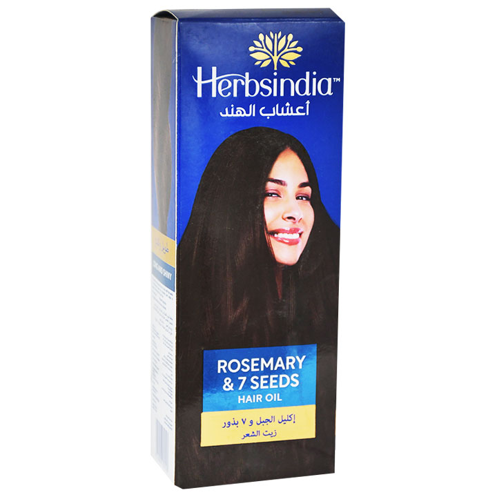 Herbsindia Rosemary and 7 Seeds Hair Oil 280ml image number 0