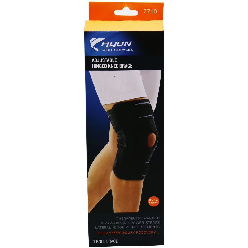Flyon Hinged Knee Brace One Size/7710 image number 0