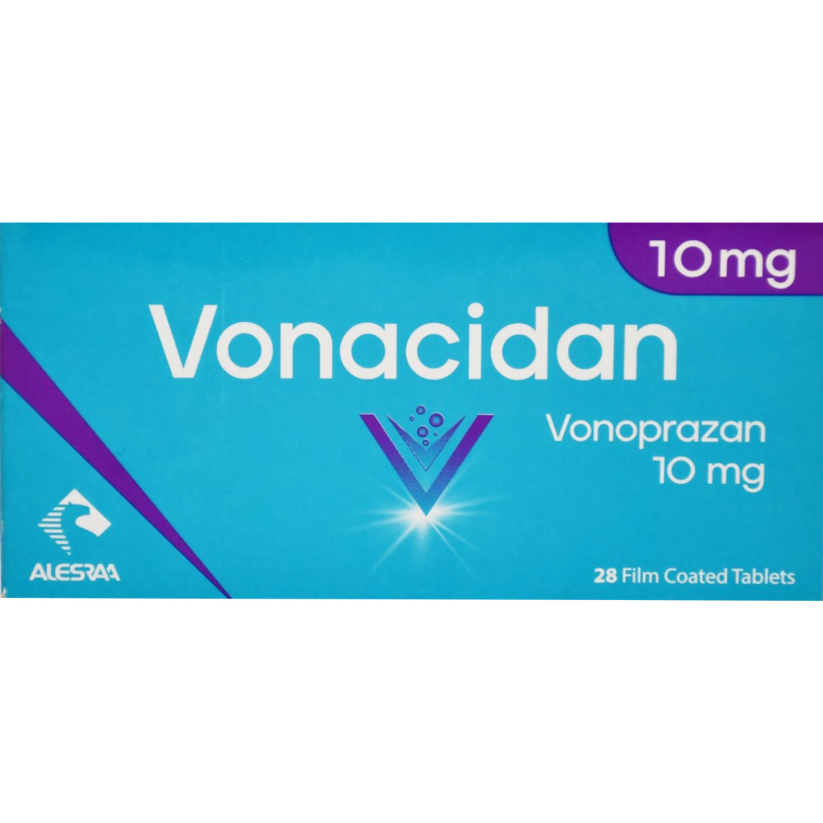 Vonacidan 10mg 28 Film Coated Tablets image number 0