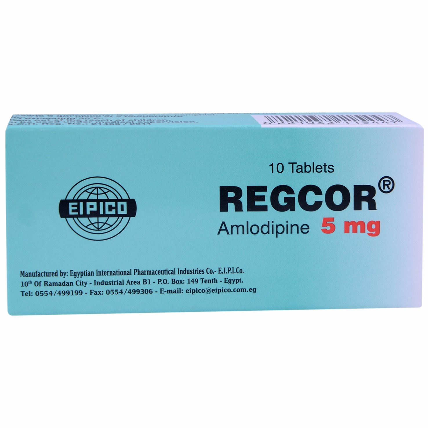 Regcor 5mg 10 Tablets image number 0