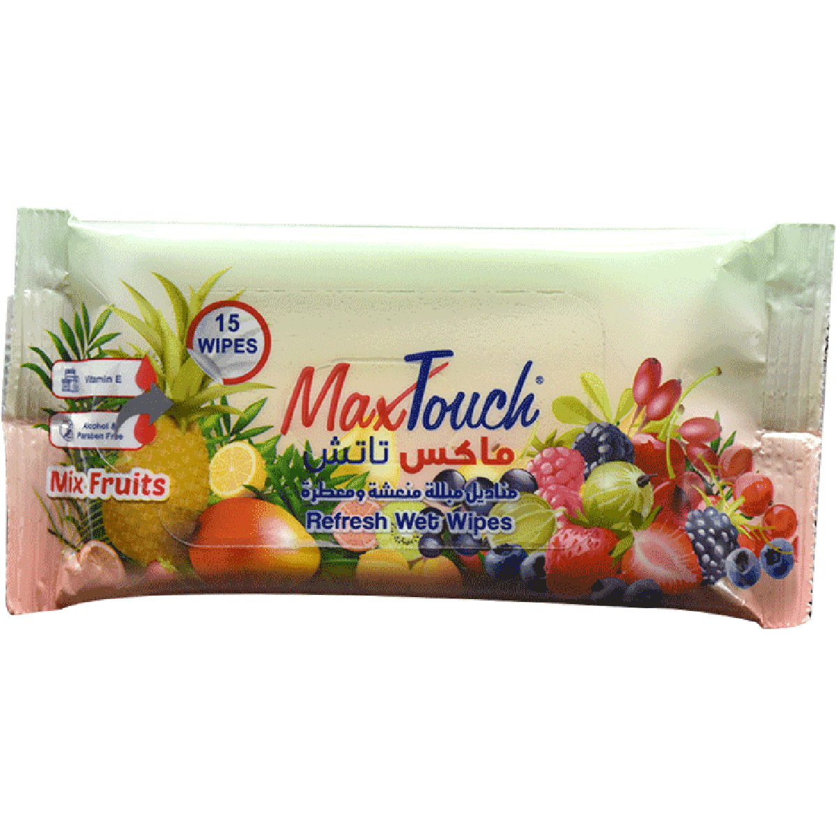 Max Touch Refresh Wipes 15pcs image number 0