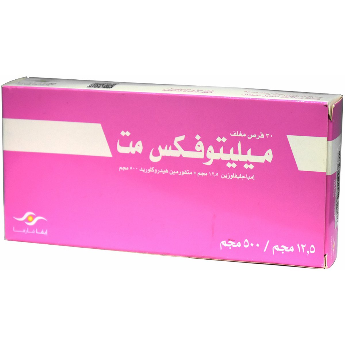 Mellitofix Met 12.5Mg/500mg 30 Film Coated Tablets image number 0