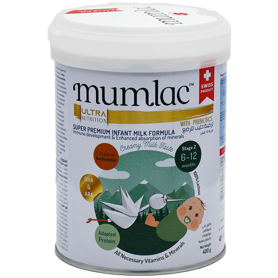 Mumlac Ultra Nutrition 2 (6-12 Months) Milk Powder 400gm image number 0