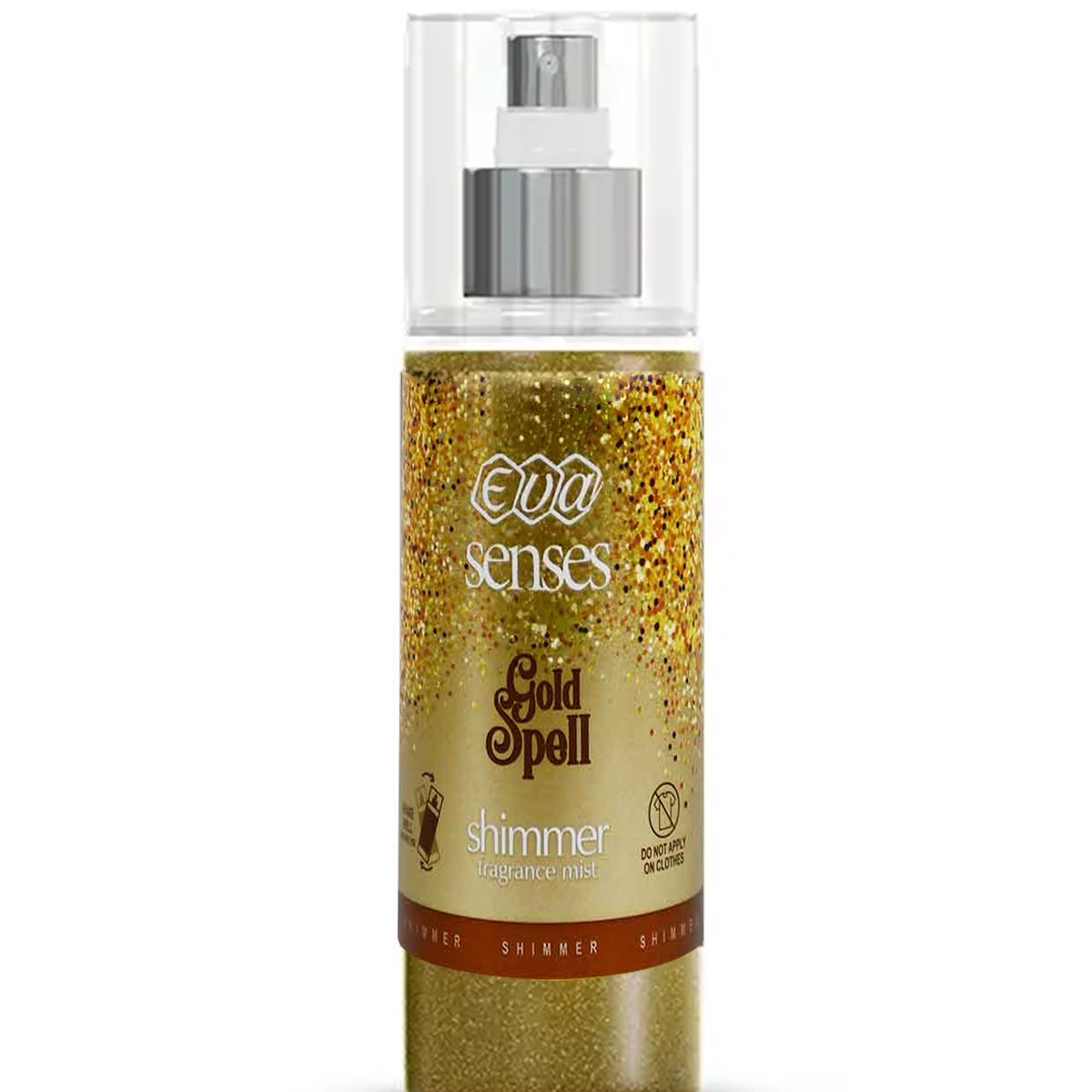 Eva Senses Gold Spell Shimmer Body Mist For Women 150 ml image number 0
