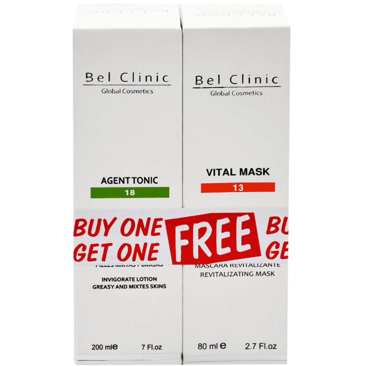 Belclinic (Agent Tonic 200ml + Vital Mask 80ml) (Offer Pack) image number 0