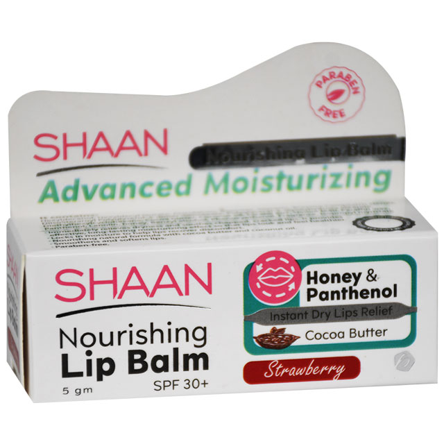 Shaan Lip Balm Strawberry Spf(30+) 5gm image number 0