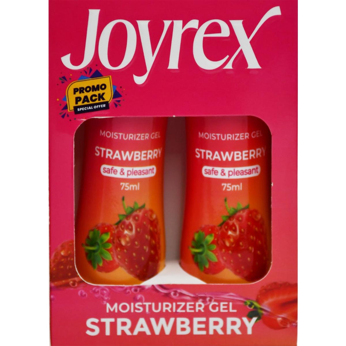 Joyrex (Strawberry) Moisturizing Gel 75ml 2 Pieces (Offer Pack) image number 0