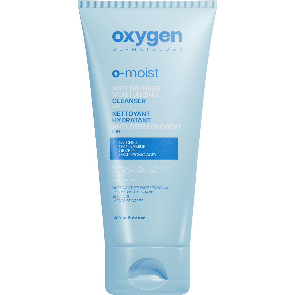 Oxygen O-Moist Anti Dryness Moisturizing Cleanser 200ml image number 0