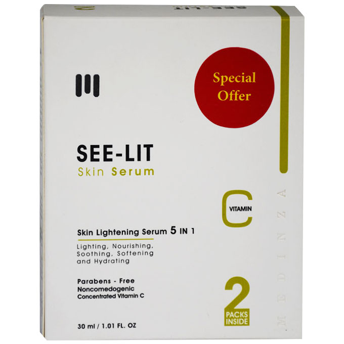 See Lit Vitamin C 5x1 Skin Lightening Serum 2X30ml (Offer Pack) image number 0