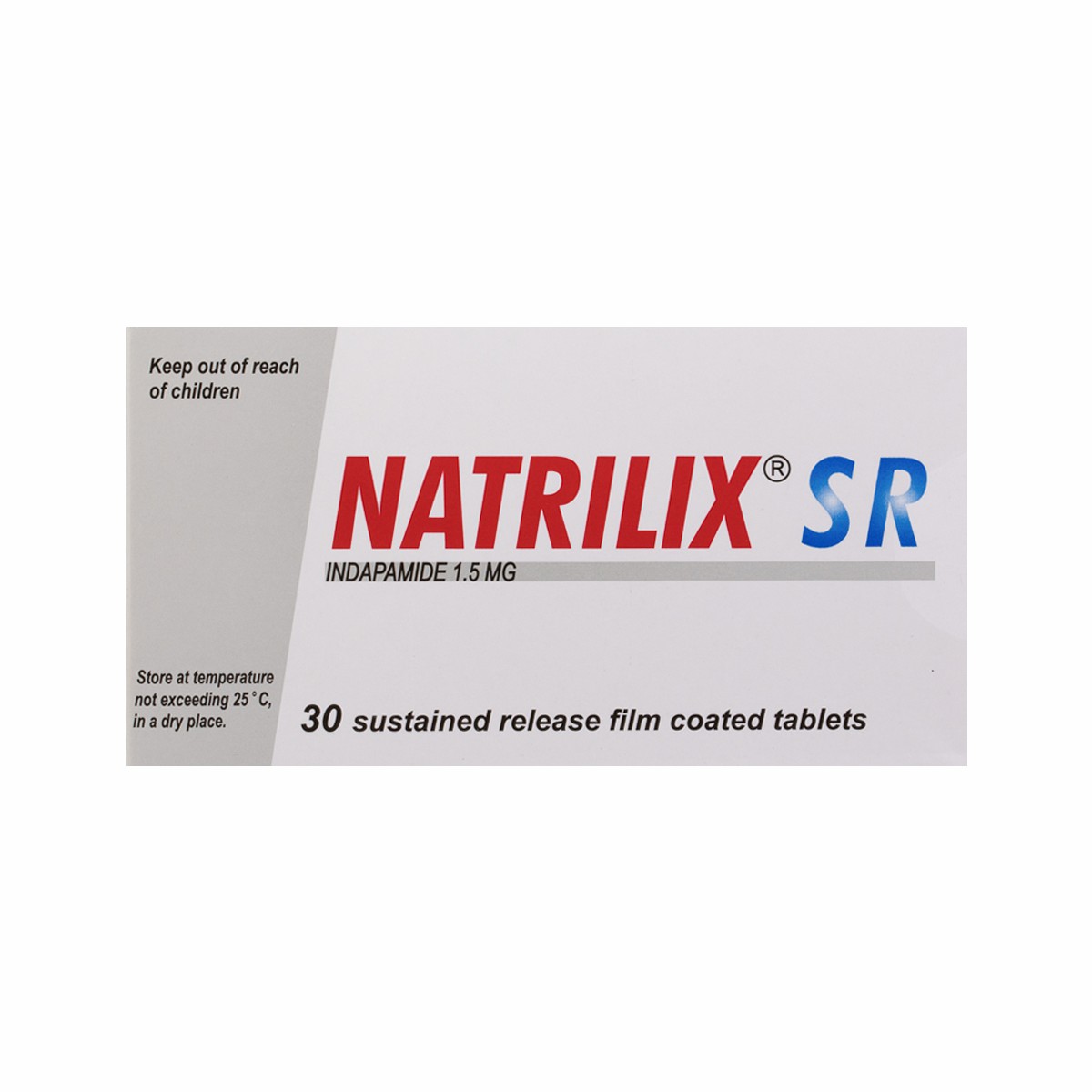 Natrilix 1.5mg SR (Sustained Release) 30 Tablets image number 0