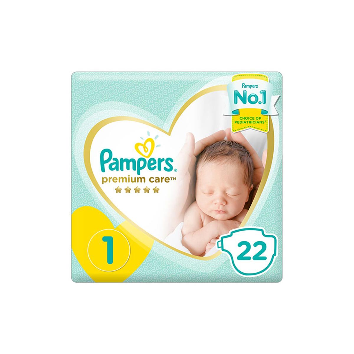 Pampers Premium Care Newborn (2-5kg) 22pcs image number 0