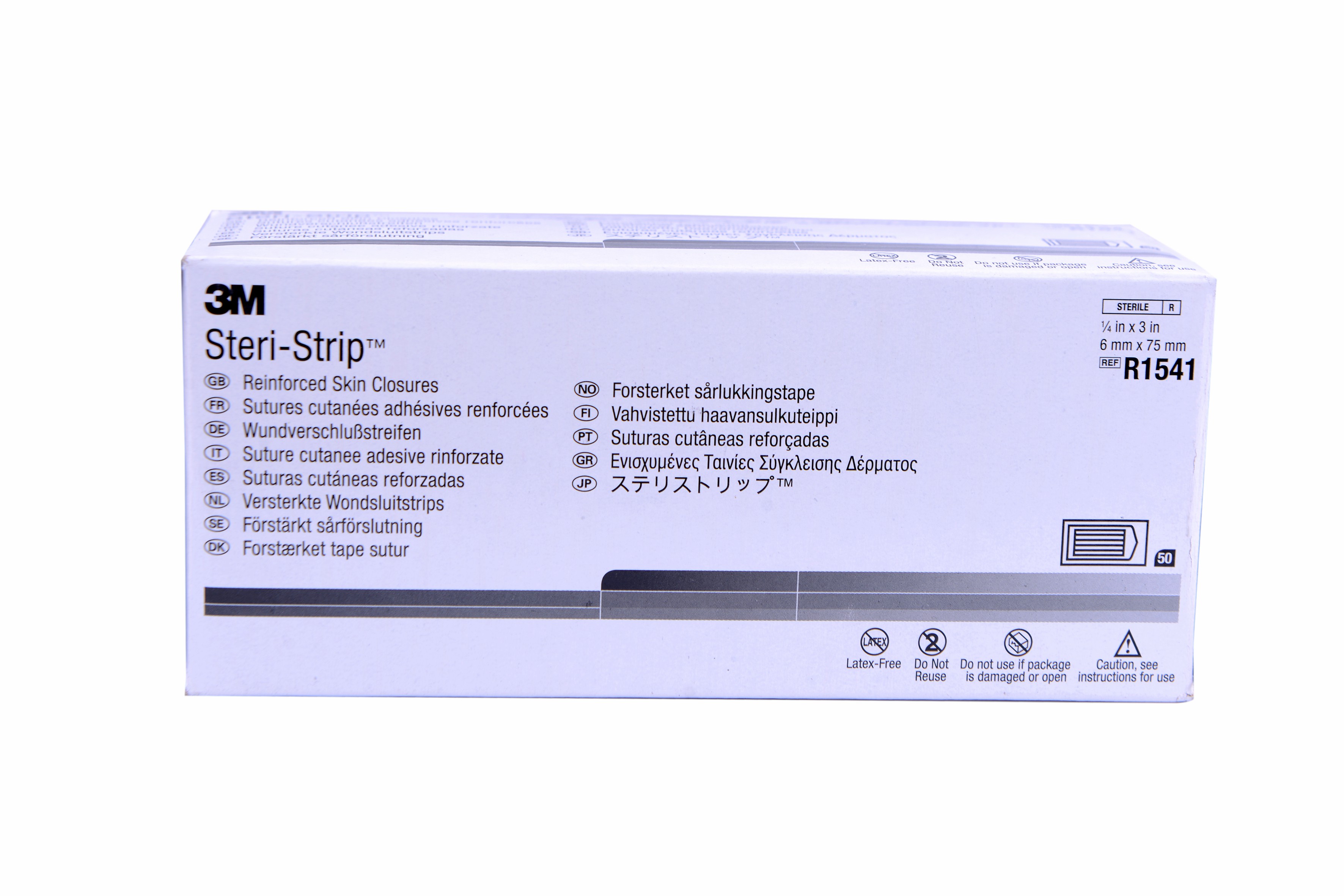 Steri Strip 6X75Mm (R 1541) image number 0