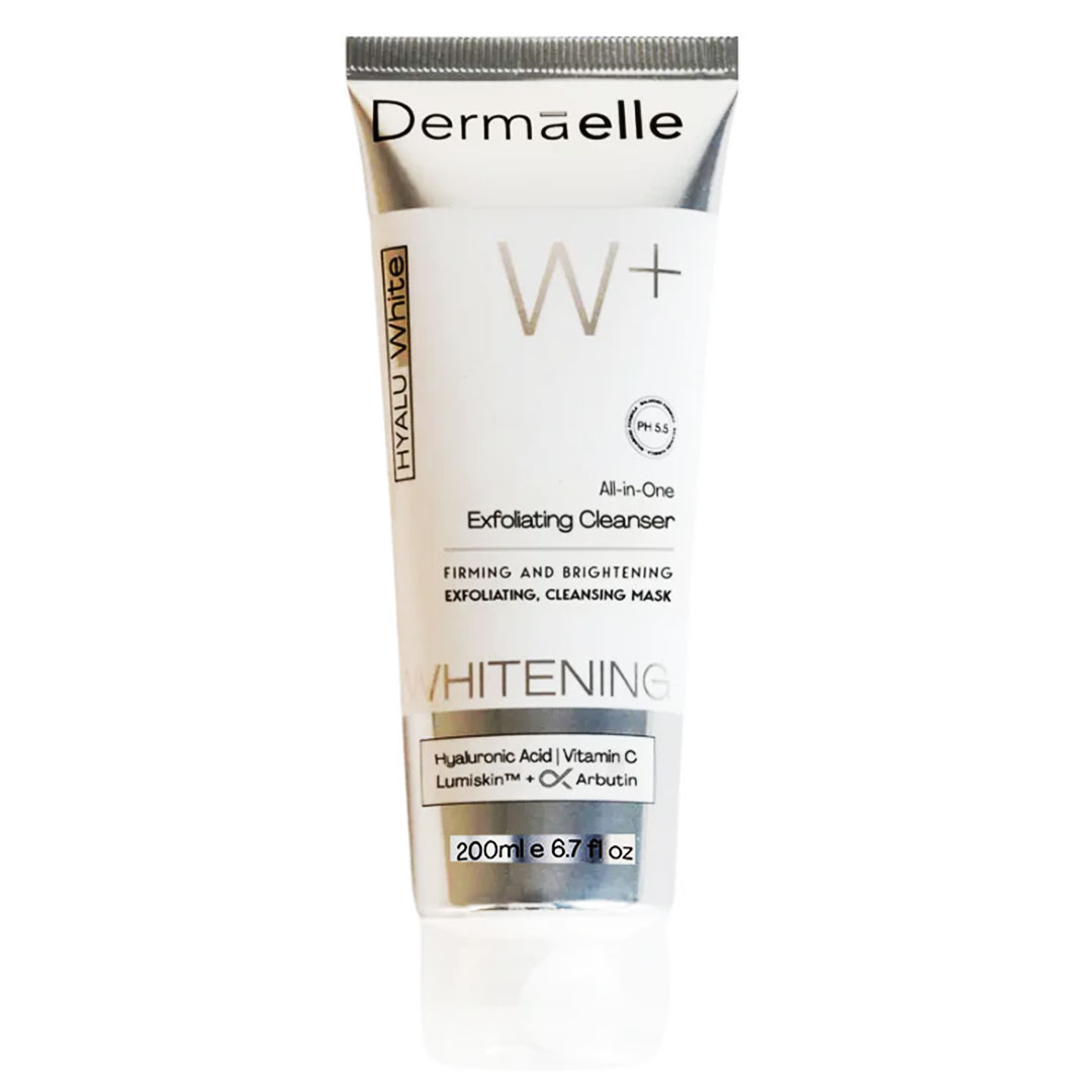 Dermaelle Hyalu White Exfoliating Cleanser 200ml image number 0