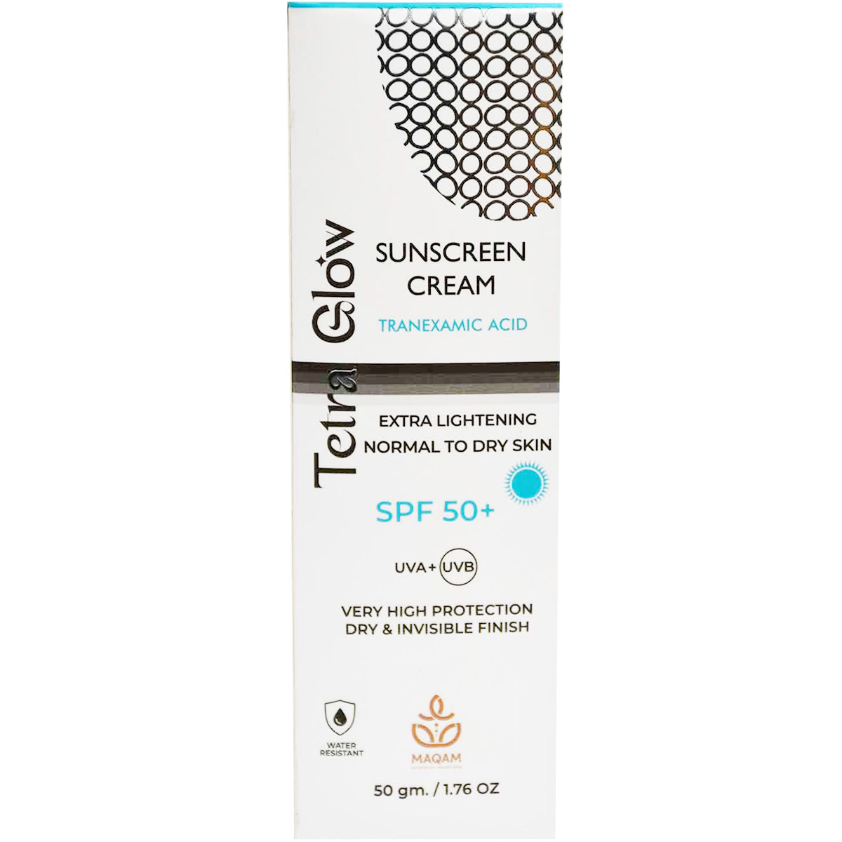 Tetra Glow Tranexamic Sun Screen SPF(50+) Cream 50 gm image number 0