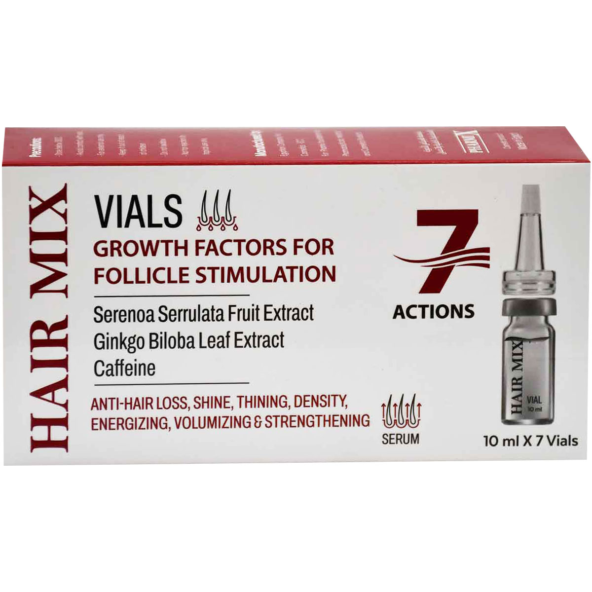 Hair Mix Anti Hair Loss Serum Vials 7 x 10ml image number 0
