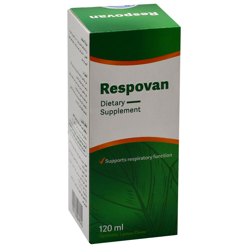 Respovan Lemon Flavor Syrup 120ml image number 0