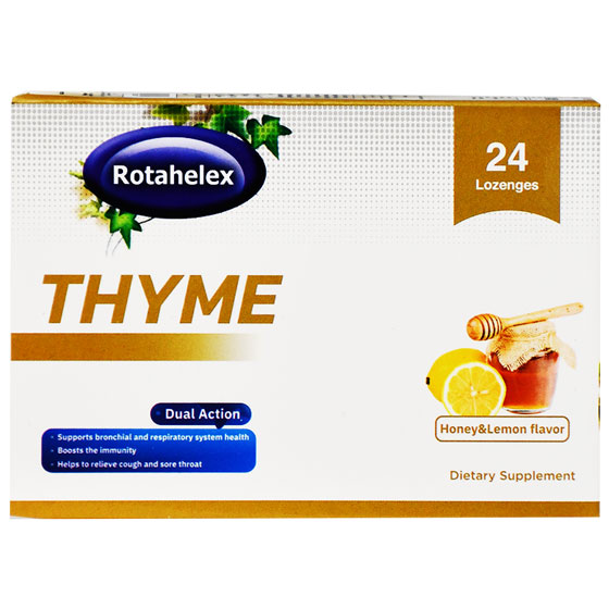 Rotahelex Thyme (Honey and Lemon) 24 Lozenges image number 0