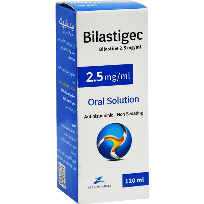 Bilastigec 2.5mg/ml Oral Solution 120ml image number 0