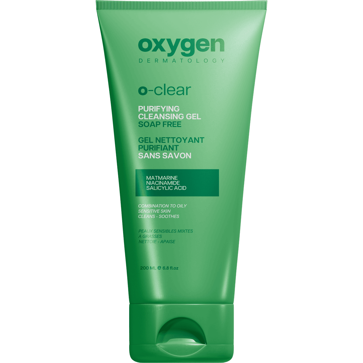 Oxygen O-Clear Purifying Cleansing Gel 200ml image number 0