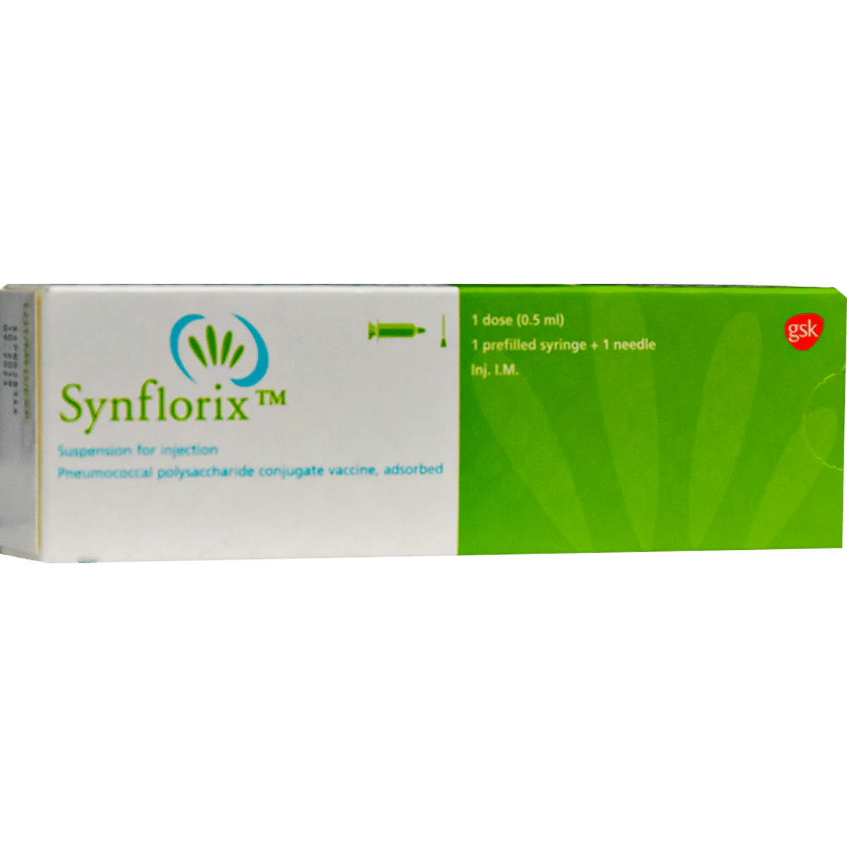 Vaccine ( Synflorix 0.5ml ) 1 Prefilled Syringe ( Refrigerated ) image number 0
