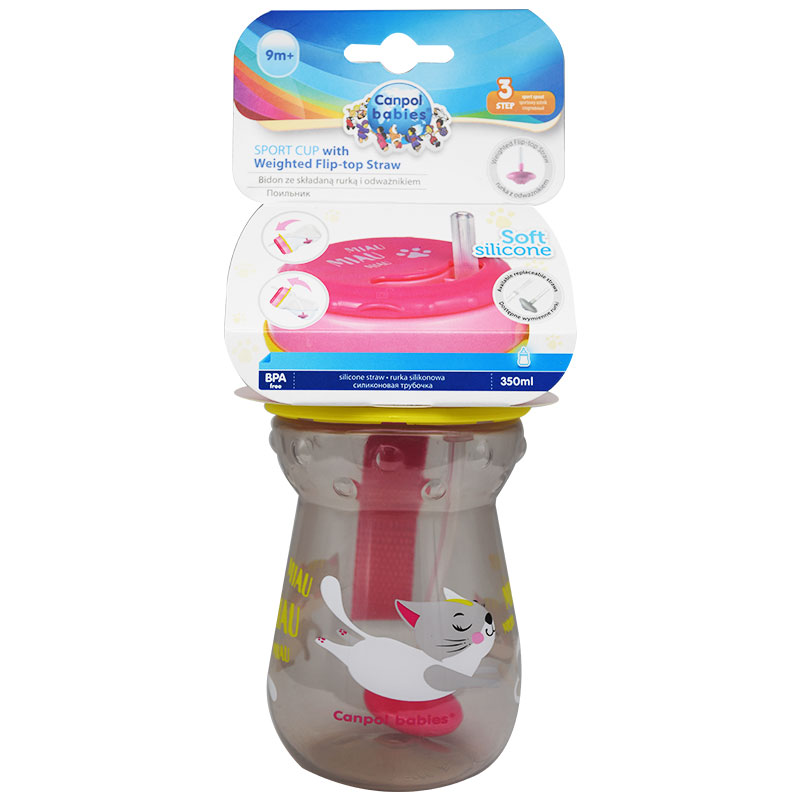Canpol Sport Cup Straw (+9 Month) 350ml/56-521 image number 0