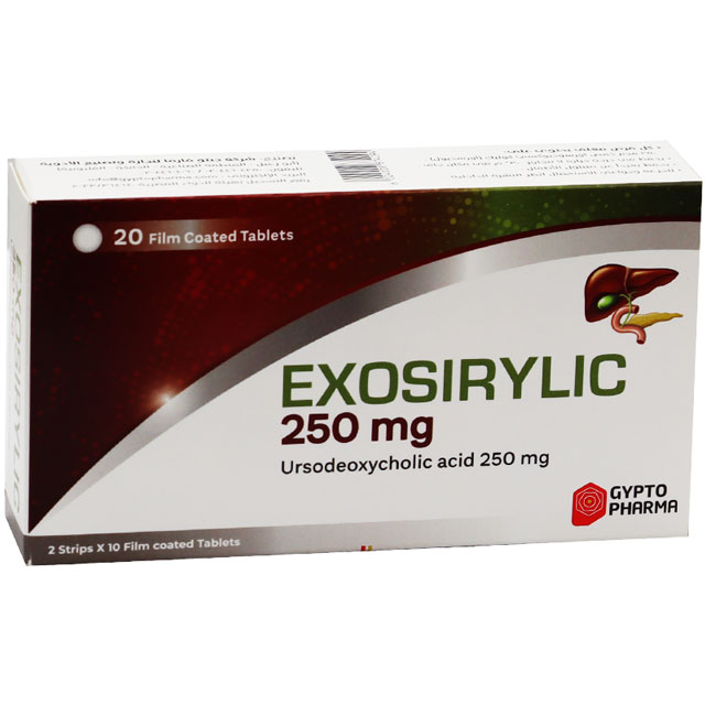 Exosirylic 250mg 20 Film Coated Tablets image number 0