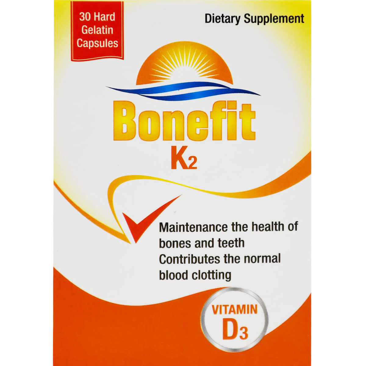 Bonefit K2 30 Hard Gelatin Capsules image number 0