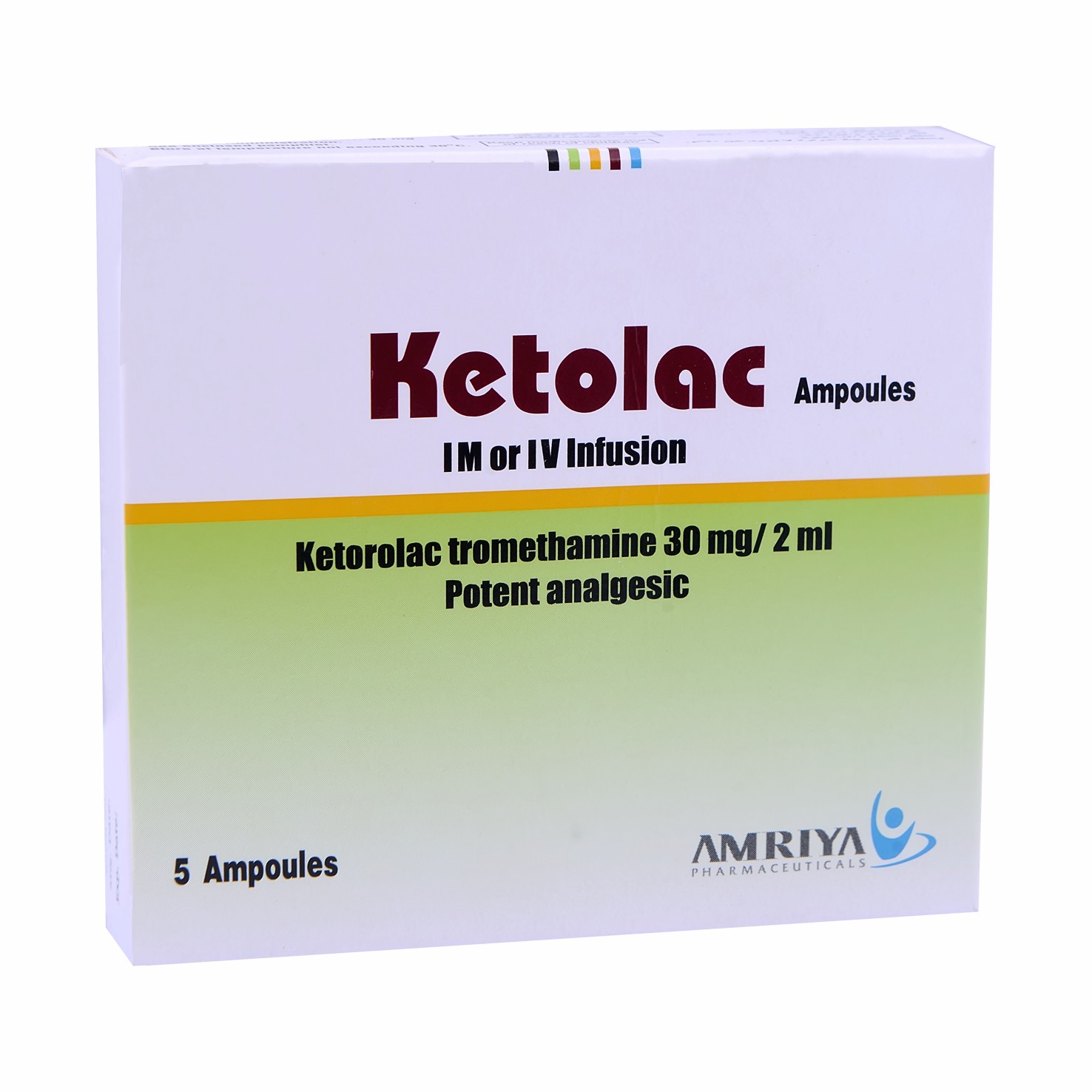 Ketolac 30mg/2ml 5 Ampoules image number 0