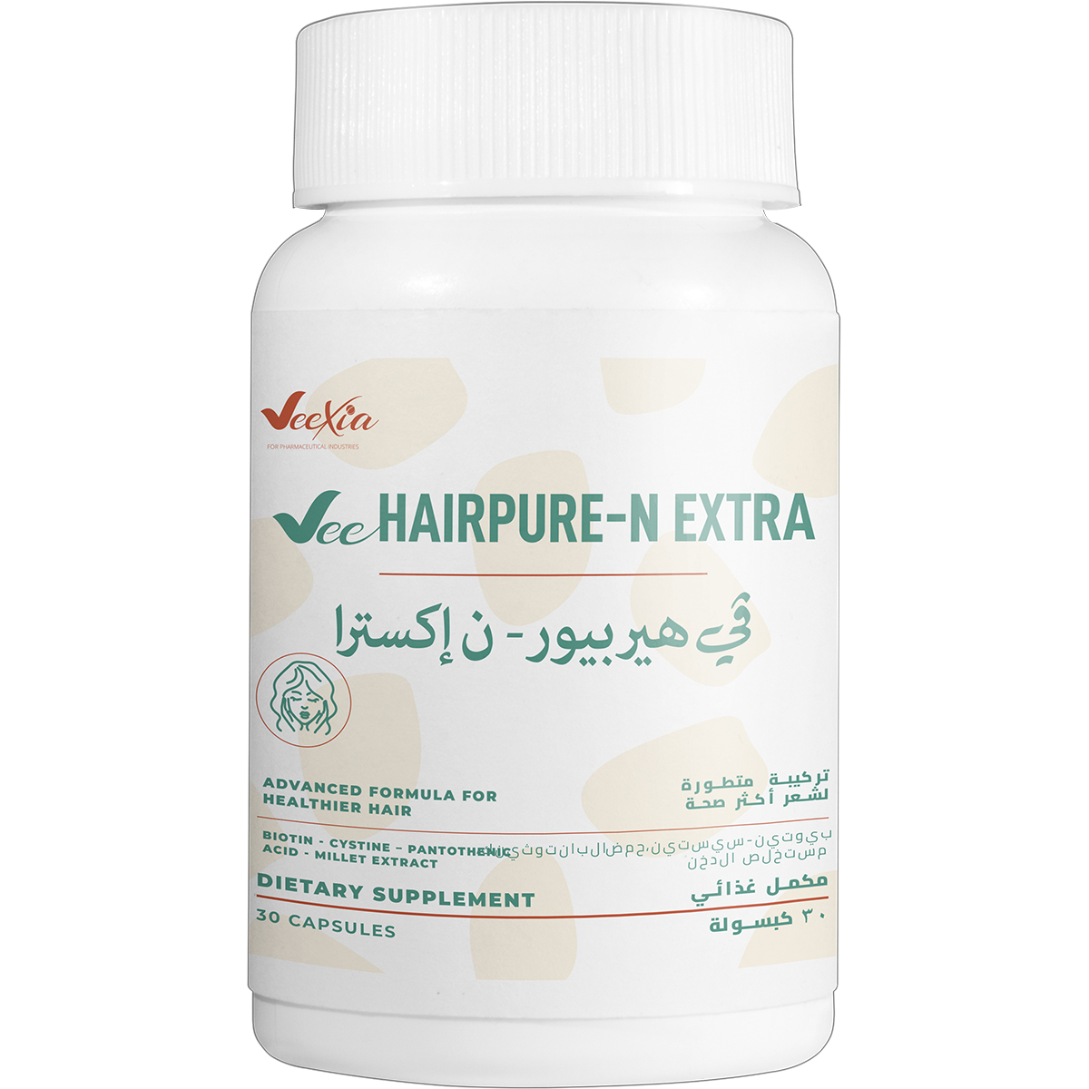 Vee Hairpure N Extra 30 capsules image number 0