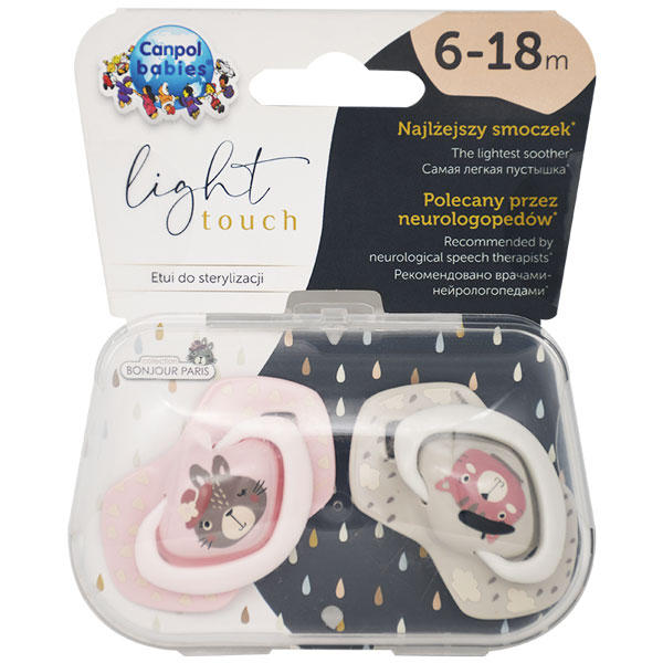 Canpol Light Touch Soother (6-18 Month) 2 pieces/22-648Pin image number 0