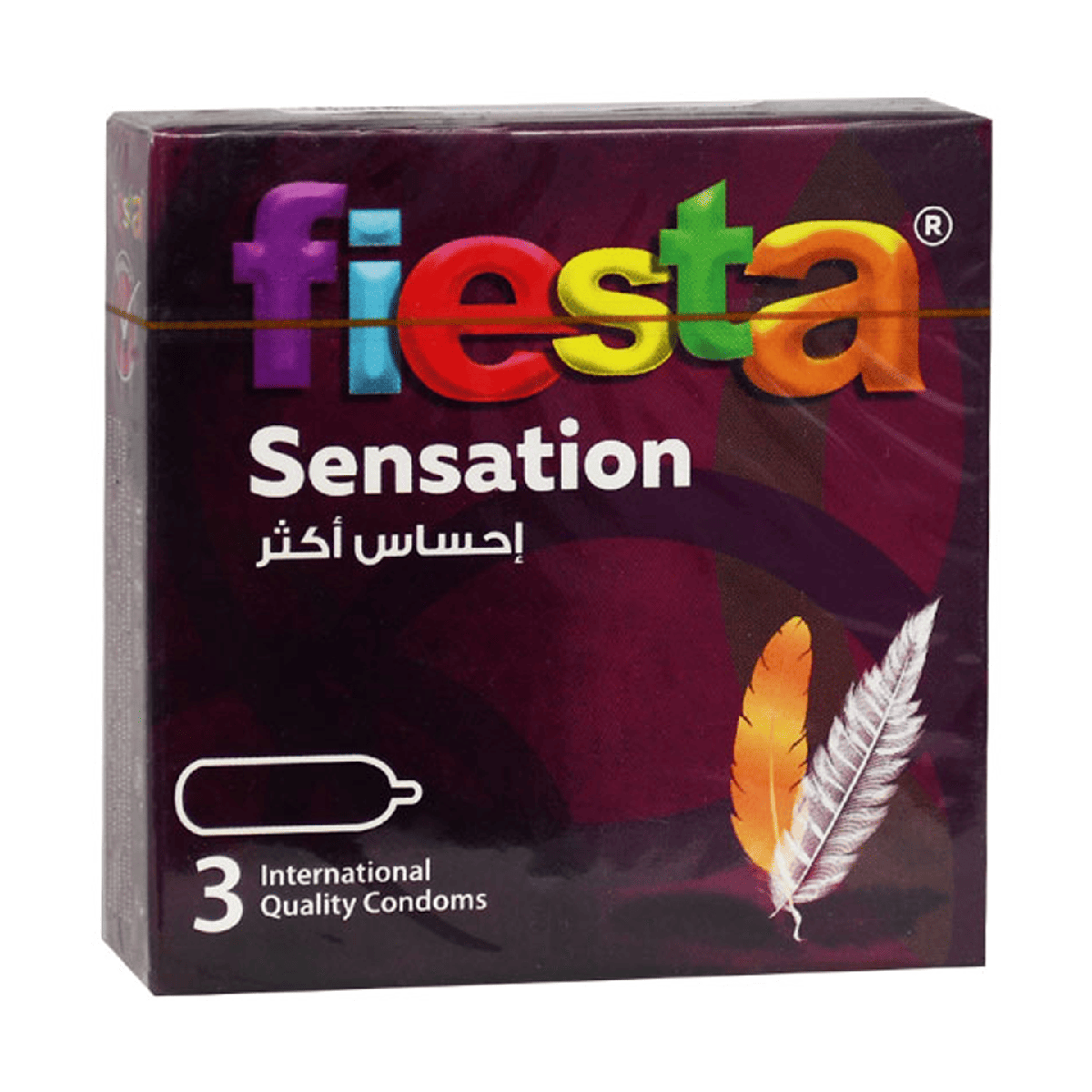 Fiesta Sensation Condoms 3pcs image number 0