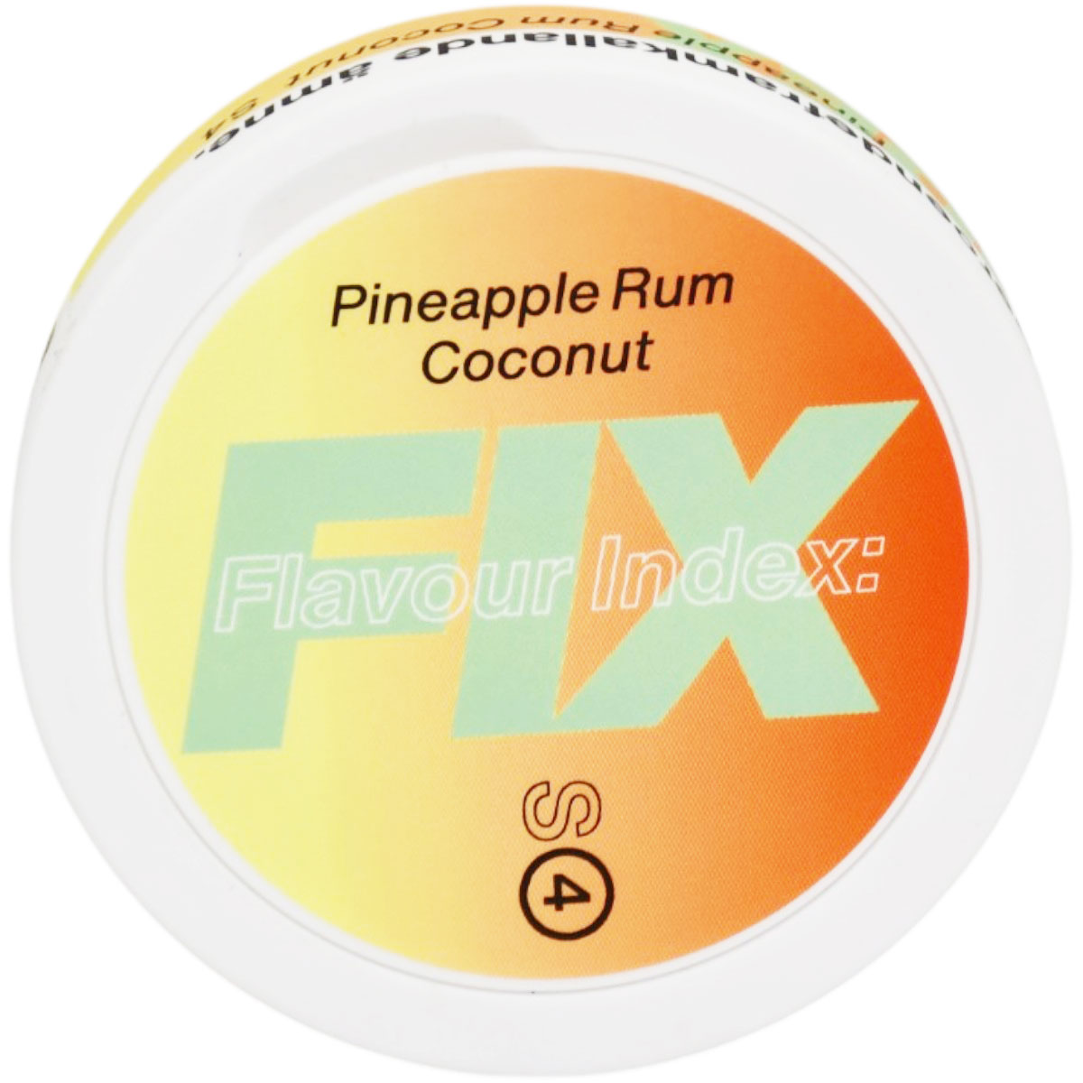 Fix Pineapple Rum Coconut S4 Nicotine 9.8mg image number 0