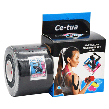 Ce Tua Kinesio Tape (Basic) 5cmx5m (Black) image number 0