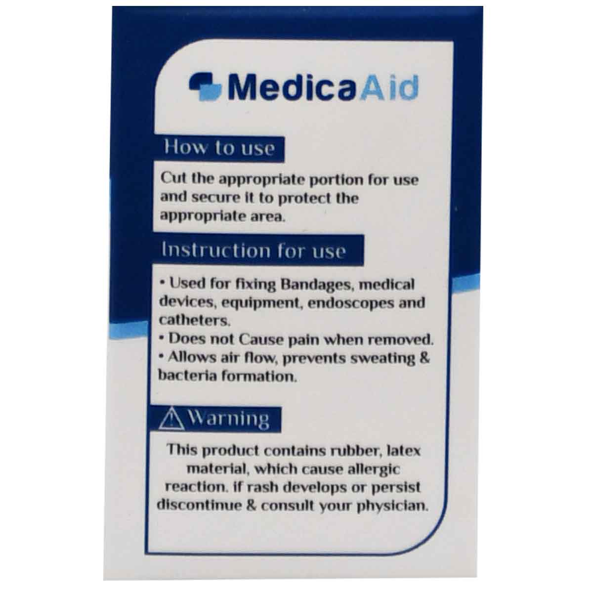 Medica Aid Silk Plaster 2.5 cm image number 1