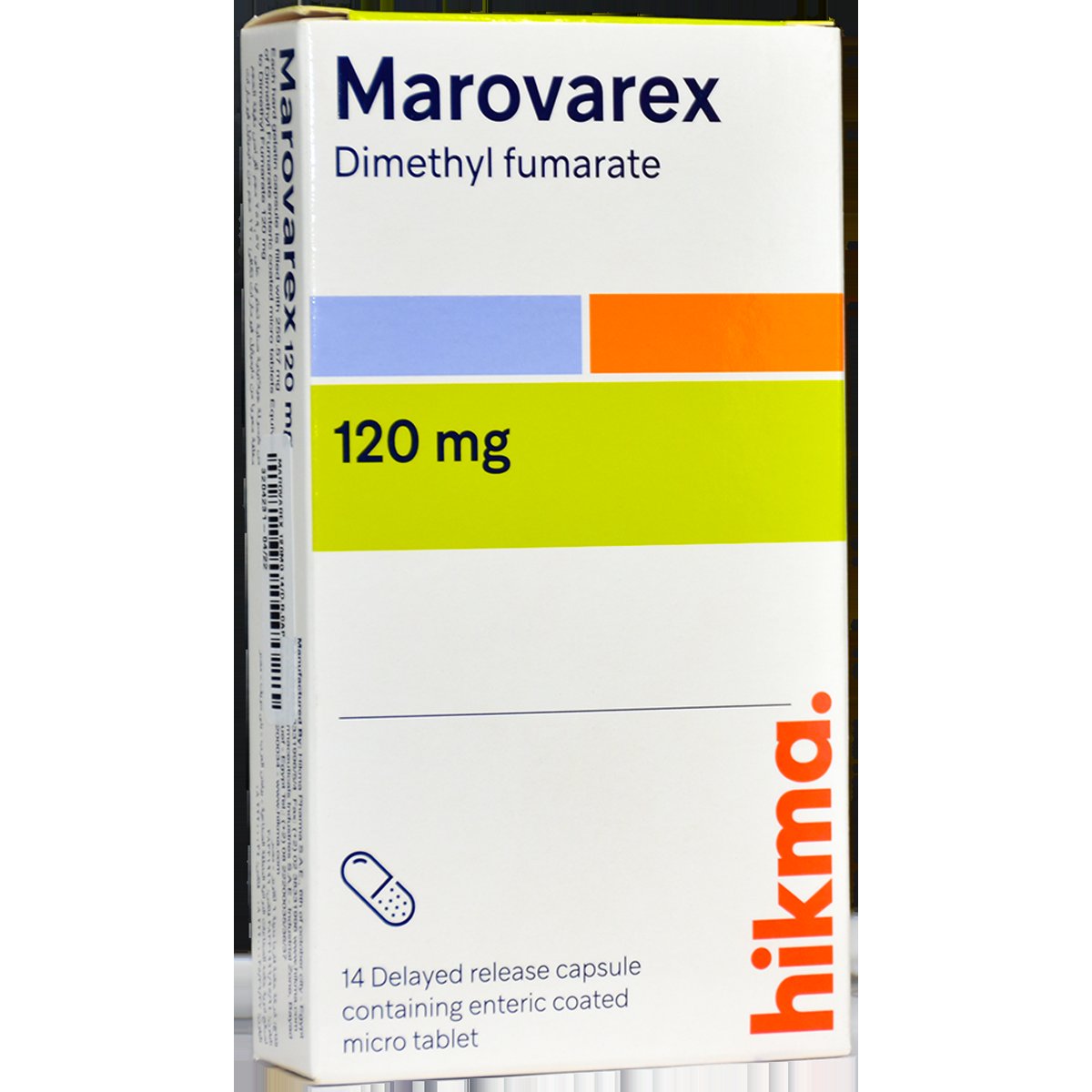 Marovarex 120mg 14DR (Delayed Release) Capsules image number 0