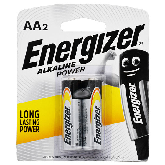 Energizer&nbsp;Alkaline&nbsp;Battery AA 2 Pieces image number 0