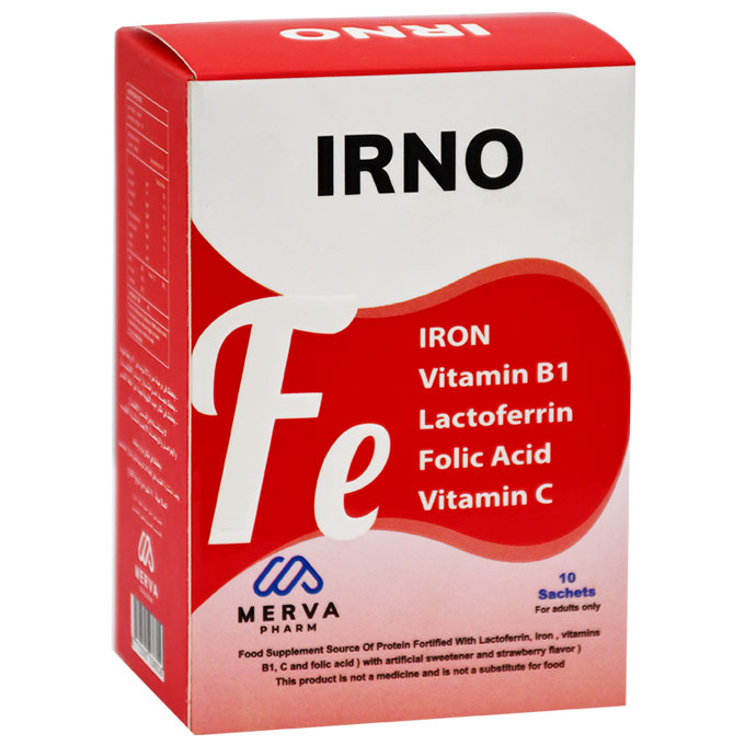 Irno (10gm/Sachet) Strawberry Flavour 10 Sachets image number 0
