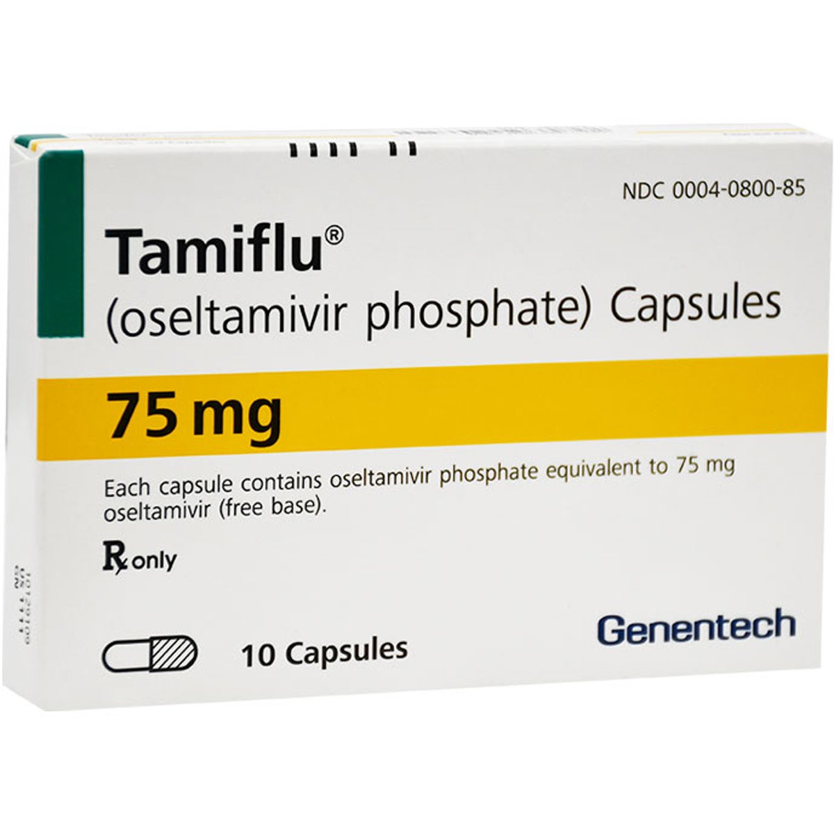 Tamiflu 75mg 10 Capsules image number 0
